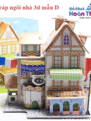 Đồ chơi lắp ráp trẻ em mô hình ngôi nhà 3D